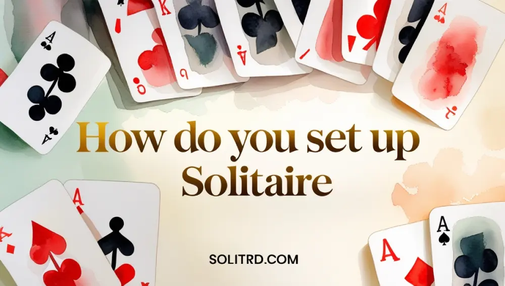 How do you set up Solitaire